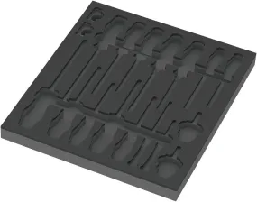 WERA 9810 SCHUIMRUBBEREN INZETSTUK VOOR SCHROEVENDRAAIERS SET 1