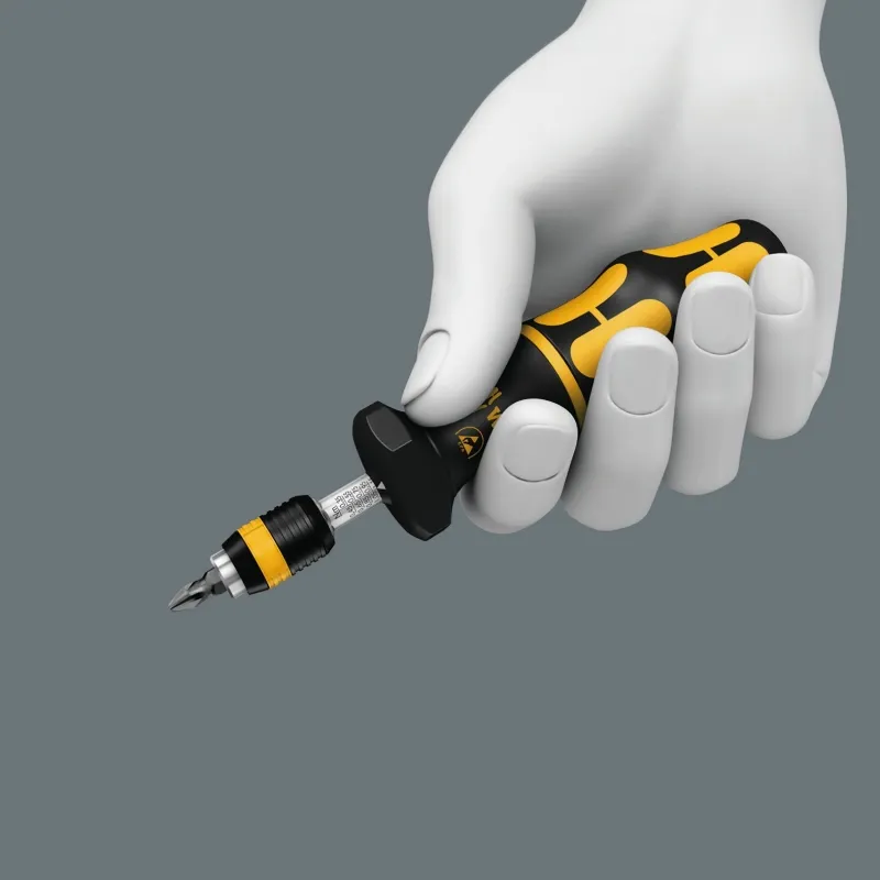 WERA KRAFTFORM ESD 1.23.0 NM INSTELBARE MOMENTSCHROEVENDRAAIER 1/4"AANDRIJVING