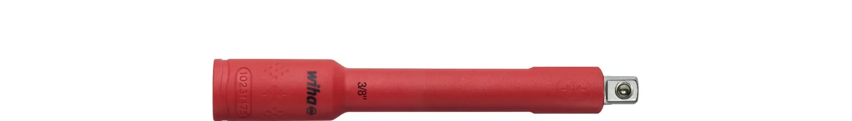 Wiha 246195 Verlengstuk geïsoleerd 3/8″ voor dopsleutelinzetten geïsoleerd 125 mm – 43057