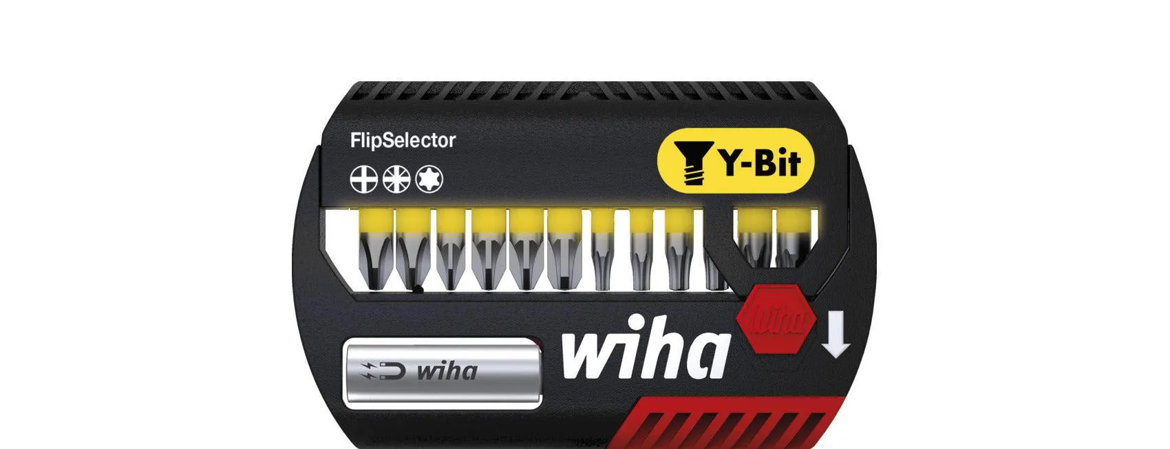 WIHA BITSET FLIPSELECTOR YBIT 25MM (¼″) PH / PZ / TORX®  4DELIG  41827