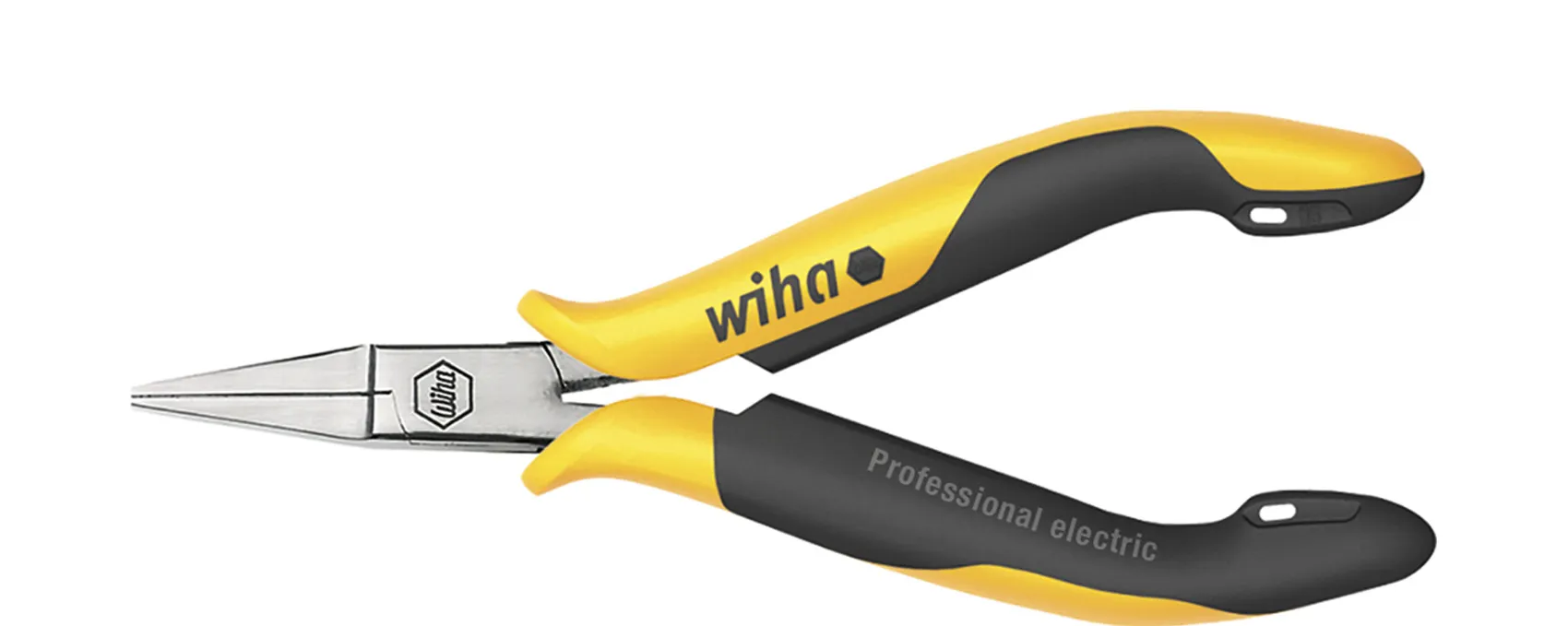 Wiha Platbektang Professional ESD | korte vlakke bekken | 120 mm | 4 3/4″ – 26806 – 26806
