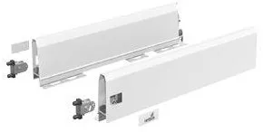 ZIJWANDSET COMPLEET HETTICH CE staal wit gecoat*ArciTech